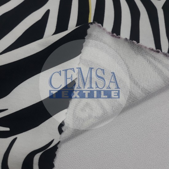 Two Yarn Fleece 95% Cotton 5% Ea | Leopard Cemsa Textile