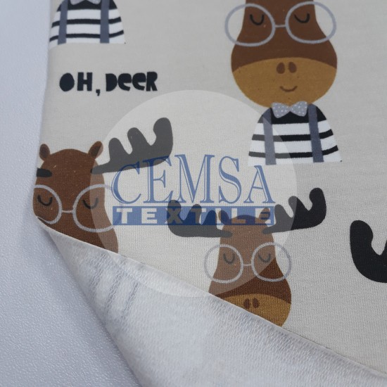 Two Yarn Fleece 95% Cotton 5% Ea | 122275-V1 Cemsa Textile