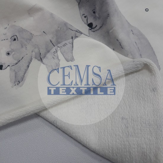 Two Yarn Fleece | 95% Cotton 5% Ea | Bear Cemsa Textile