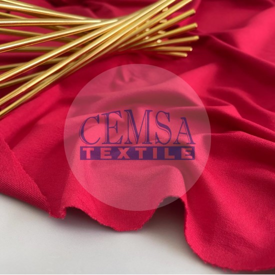 Two Yarn Fleece 95% Viscose 5% Ea | Red Cemsa Textile