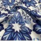 Printed Woven Fabric 100% Viscose | Belmando Blue Cemsa Textile