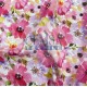 Printed Woven Fabric 100% Viscose | Belmando Pink Flower Cemsa Textile