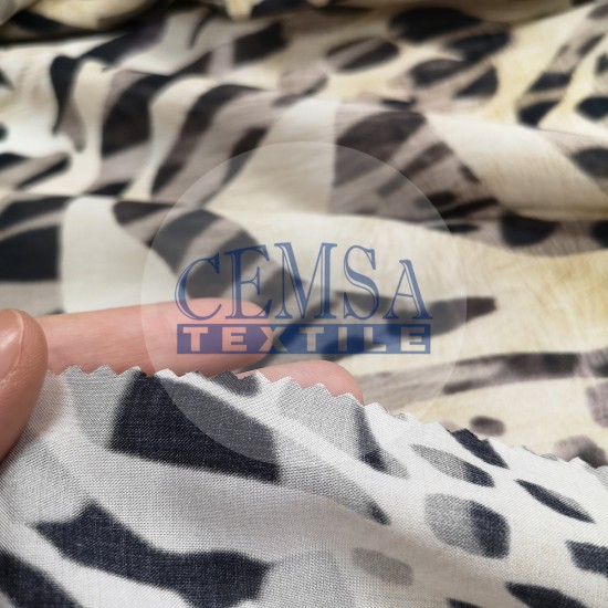 Printed Woven Fabric 100% Viscose | PW_LPRD Cemsa Textile