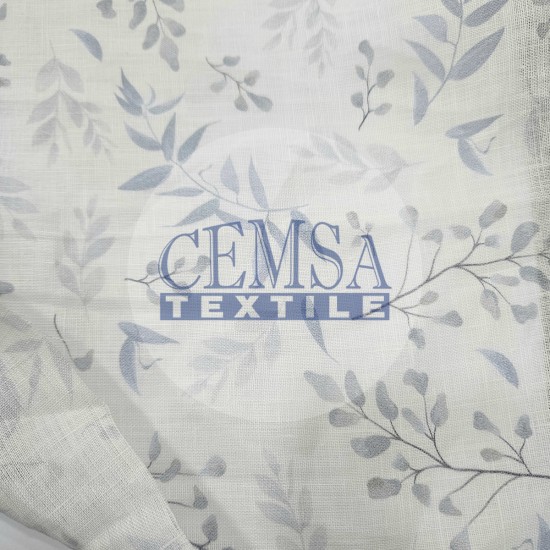 Printed Woven Linen Fabric 100% Linen | B46015_V1 Cemsa Textile