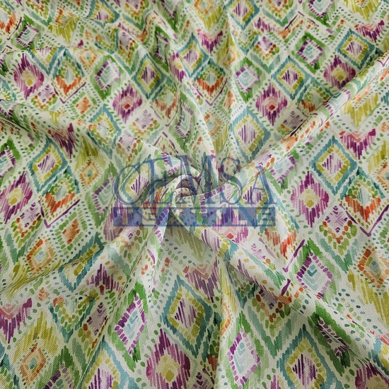 Printed Woven Fabric 100% Viscose| Vual 92094 Cemsa Textile